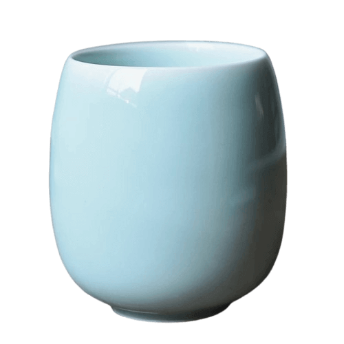 Blue Celadon Porcelain Chinese Tea or Coffee Cup of 220ml