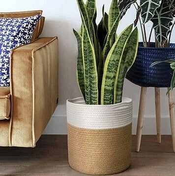 Handmade Cotton Rope Basket