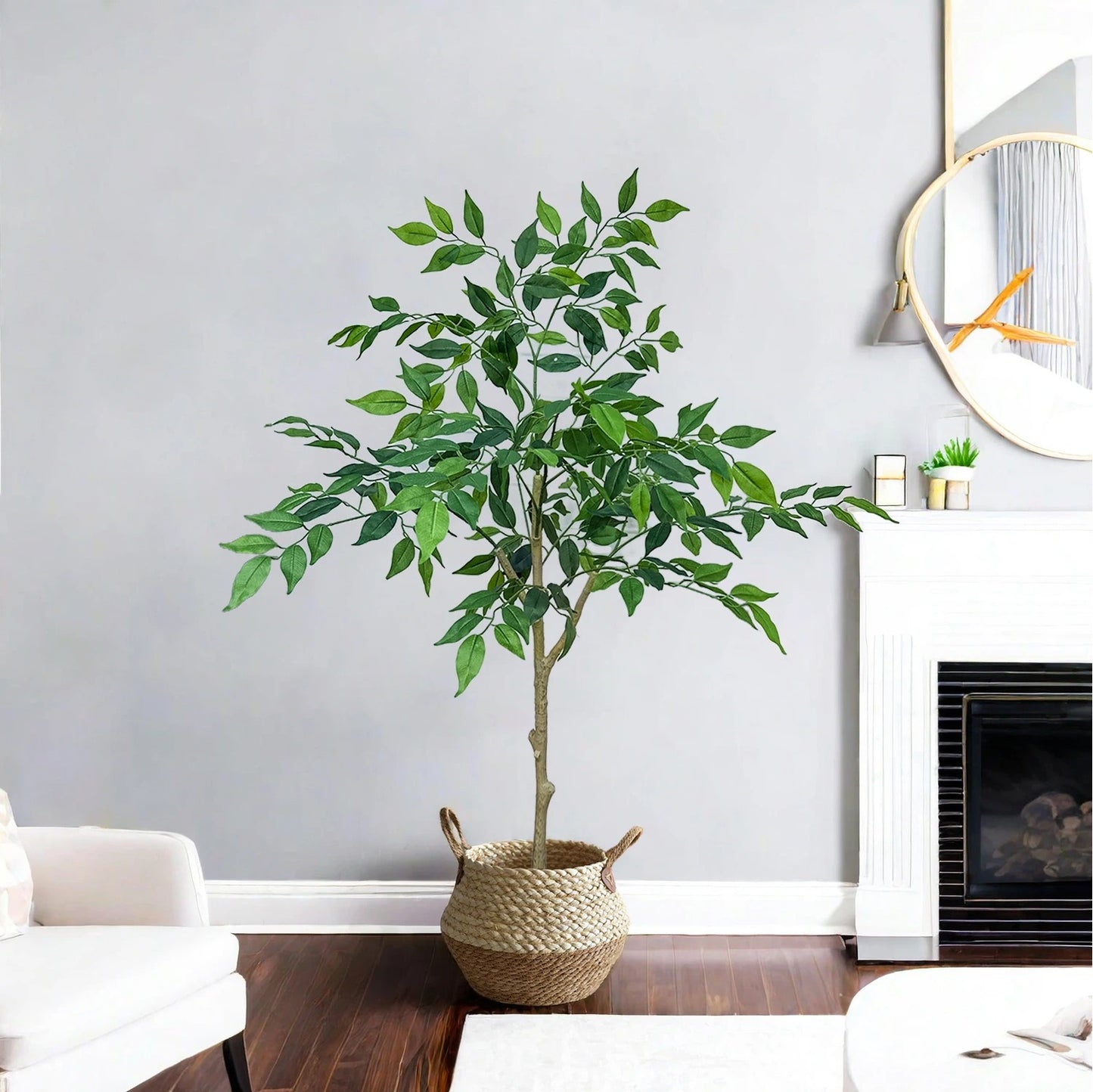 Faux Ficus Tree Branch