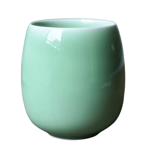Green Celadon Porcelain Chinese Tea or Coffee Cup of 220ml