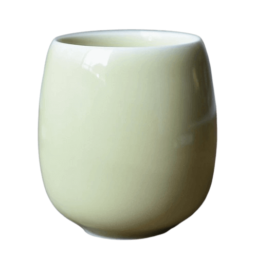 Lime Celadon Porcelain Chinese Tea or Coffee Cup of 220ml